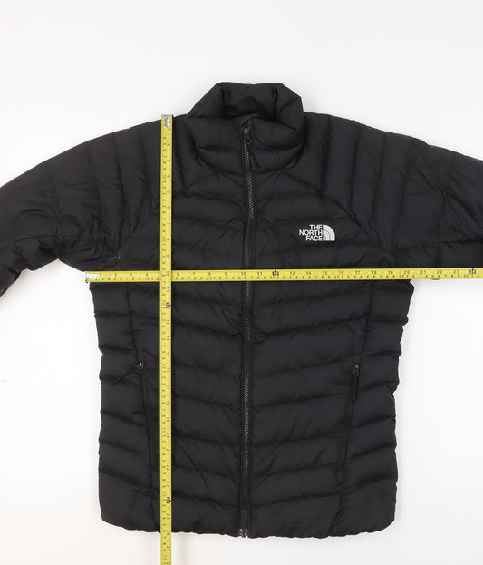 The North Face Men’s Black S Puffer Jacket Lightweight Down Winter Coat
