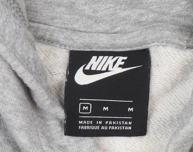 Mens UK M Regular Nike Grey Pullover Hoodie