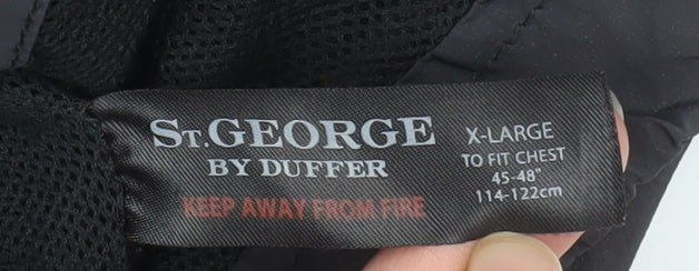 Additional view of St. George by Duffer Black XL Women's Windbreaker Hooded Jacket