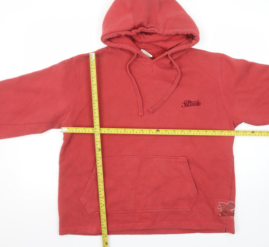 Saltrock Womens Red Pullover Hoodie Small Cotton Blend Casual