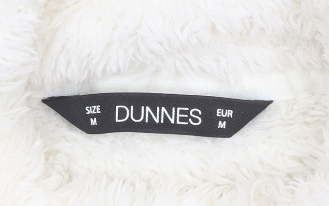 Additional view of Dunnes Women’s Ivory 1/4 Zip Fleece Pullover Sweatshirt M