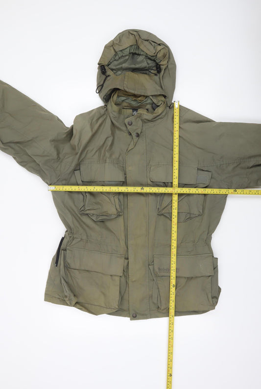 Timberland Men’s Green Parka Jacket S Waterproof Hooded Outdoor Coat
