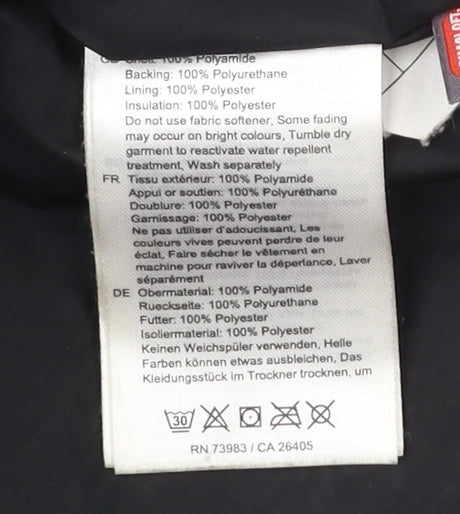 Helly Hansen Men's Blue Waterproof Parka Jacket Size M Regular