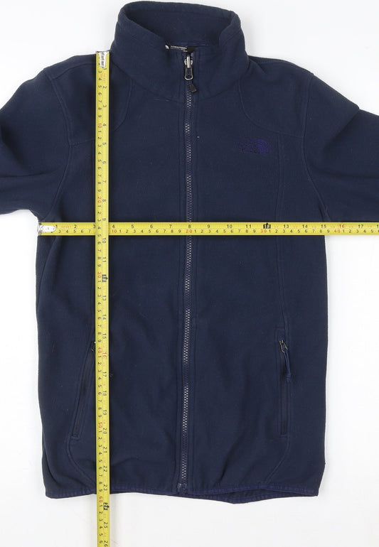 Womens UK Size S Regular The North Face Blue Synthetic Jacket