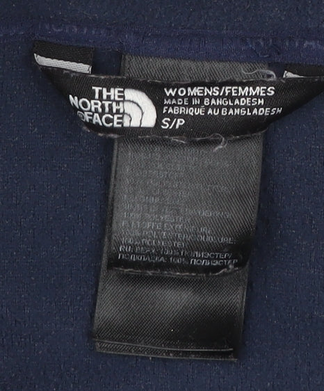 Womens UK Size S Regular The North Face Blue Polyester Jacket