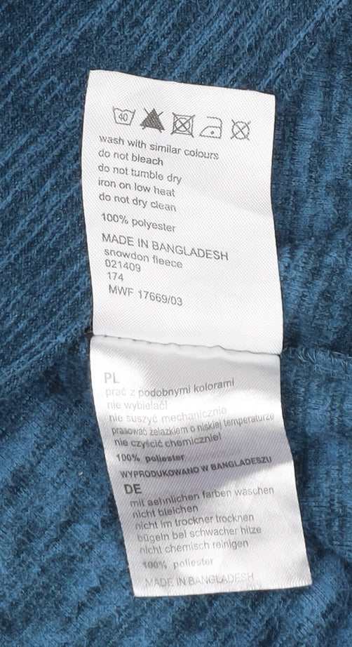 Mountain Warehouse Women’s Blue 1/2 Zip Pullover Sweatshirt M Fleece