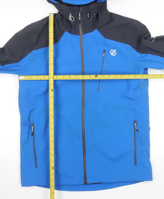 Dare 2b Men's Blue Waterproof Hooded Softshell Jacket Size M 40in
