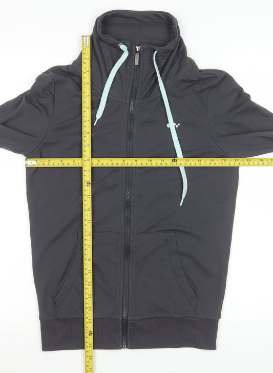 ONLY PLAY Women's Black Track Jacket Size S Full Zip Activewear