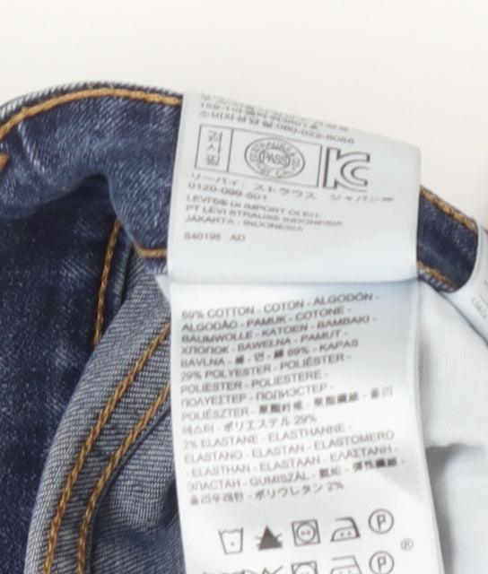 Levi's Women's Blue Skinny Denim Jeans W25 L32 Slim Fit