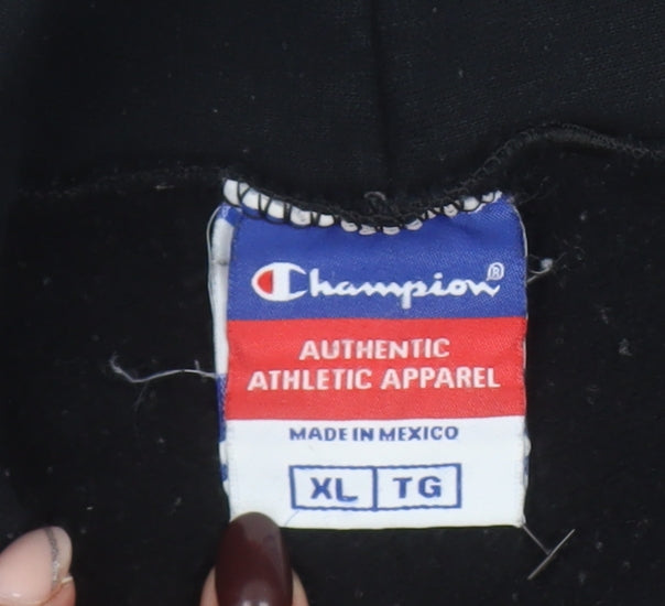 Champion Womens Black XL Pullover Hoodie Lady Cougars Softball