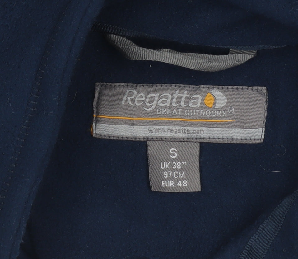 Regatta Men's Blue Fleece Full Zip Outdoor Jacket Size S