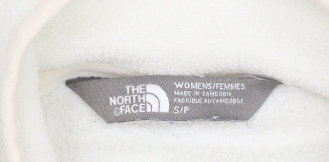 The North Face Womens White Fleece Pullover Sweatshirt S Polartec