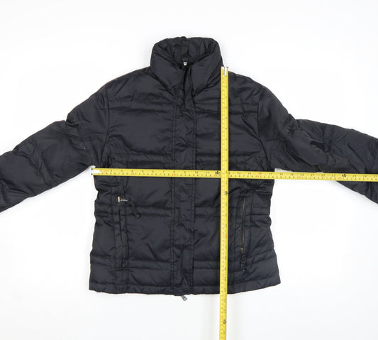 Calvin Klein Jeans Women's Black Puffer Jacket Size S Quilted Winter Coat
