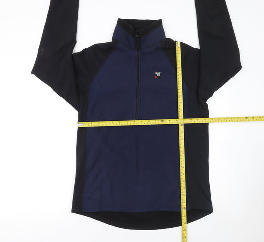 Mens UK L Regular Sprayway Blue Pullover Sweatshirt