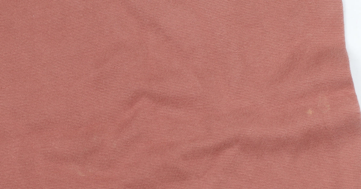 Additional view of COS Women Pink Cotton Knit Shift Dress XS 3/4 Sleeve High Neck