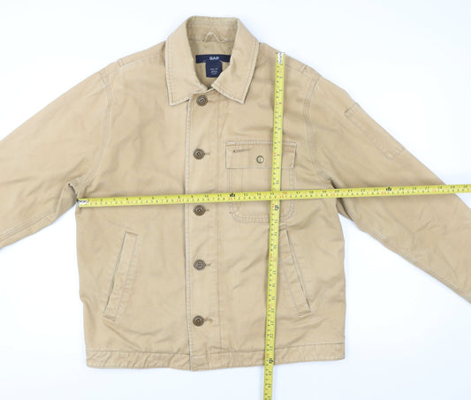 GAP Women’s Beige Cotton Twill Basic Jacket XS