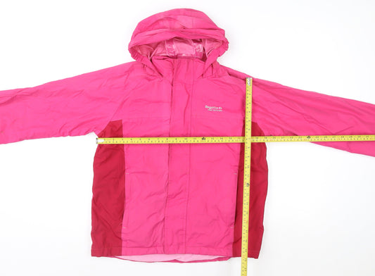 Teenss UK Size M Regular Regatta Pink Polyester Blend Jacket