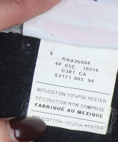 Mens UK 3XL Relaxed Champion Black Pullover Hoodie