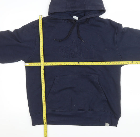 Mens UK M Regular The North Face Blue Pullover Hoodie