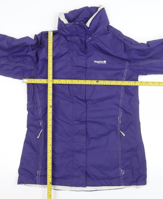 Womens UK Size 10 Regular Regatta Purple Synthetic Jacket