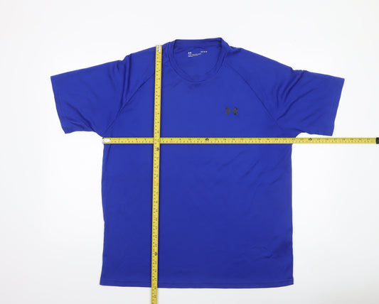 Under Armour Men's Blue Short Sleeve Athletic T-Shirt Size L