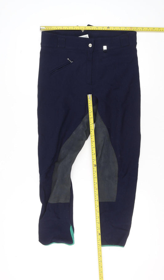 Cavallo Men's Blue Riding Trousers Slim Fit Stretch Equestrian Breeches 36in