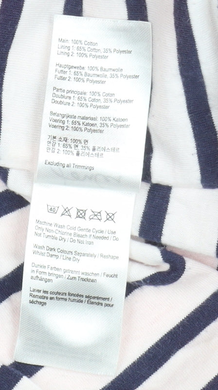 Womens UK Size 14 Regular Joules Pink Cotton Blend Jacket