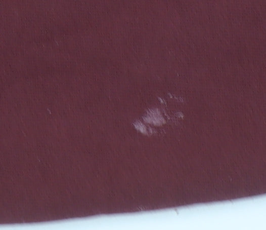 Timberland Women's Burgundy Hoodie XS Cotton Blend Logo Pullover