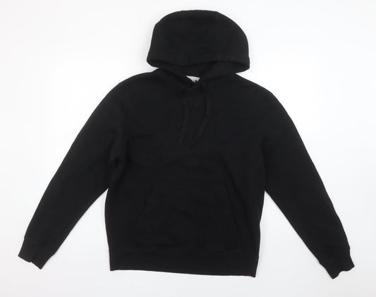 Mens UK S Regular FILA Black Pullover Hoodie