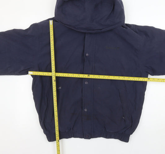 Timberland Mens Navy Weathergear Hooded Jacket M Waterproof