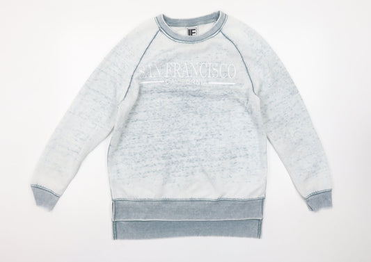 Liquid Energy Women’s Blue Long Sleeve San Francisco Sweatshirt Size S