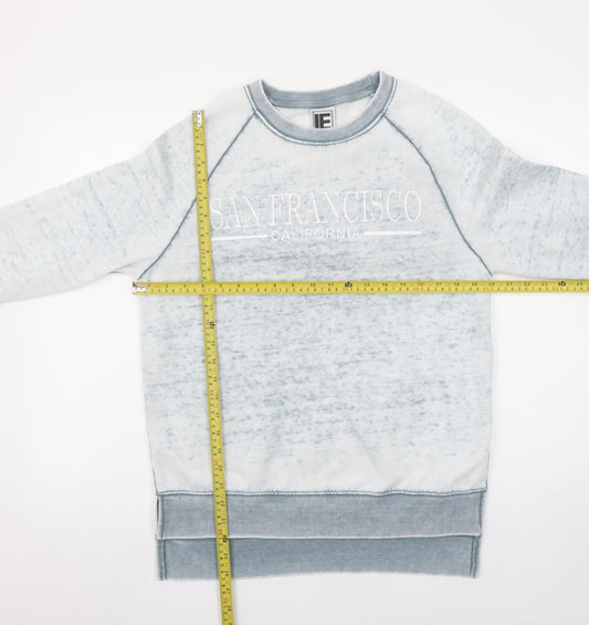 Liquid Energy Women’s Blue Long Sleeve San Francisco Sweatshirt Size S