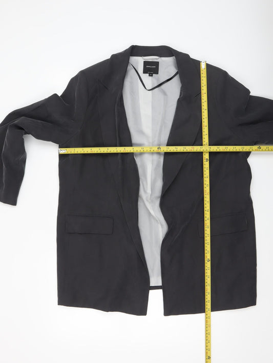JD Williams Women's Black Regular Fit Longline Blazer Size 20