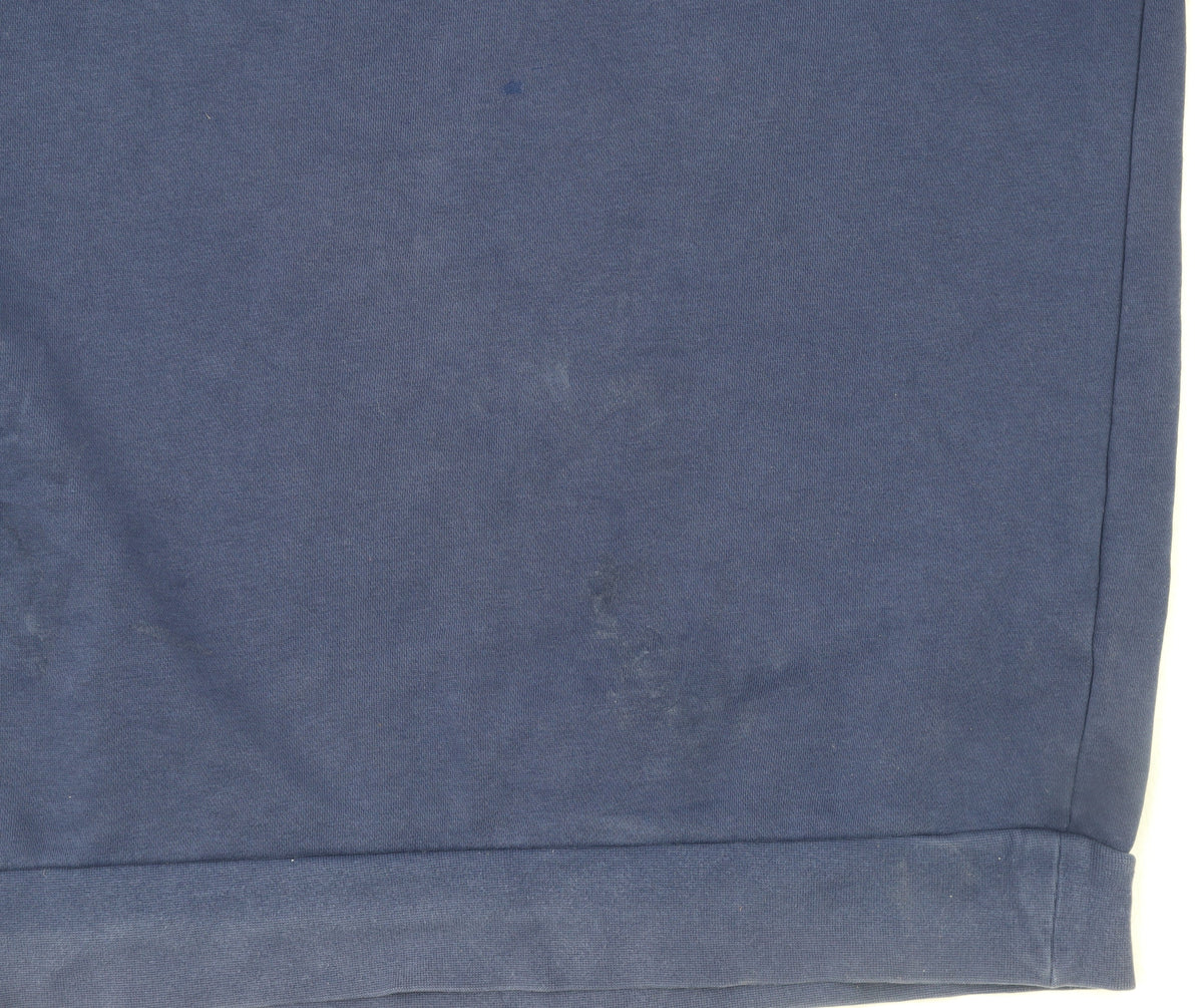 Additional view of Adidas men’s blue crew neck pullover sweatshirt m regular fit