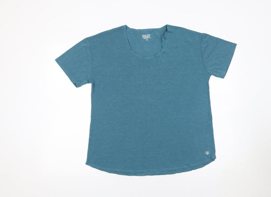Dunnes Stores Womens Blue Performance Sport T-Shirt Size M