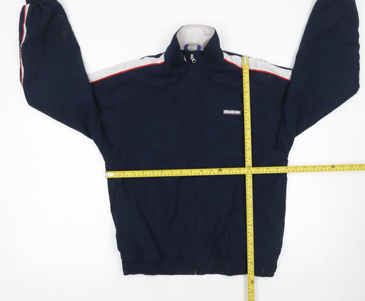 Reebok Boys Blue XL Track Jacket Retro Sports Zip Up Activewear