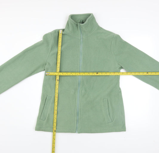 Mountain Warehouse Women’s Green Fleece Full Zip Jacket UK 12