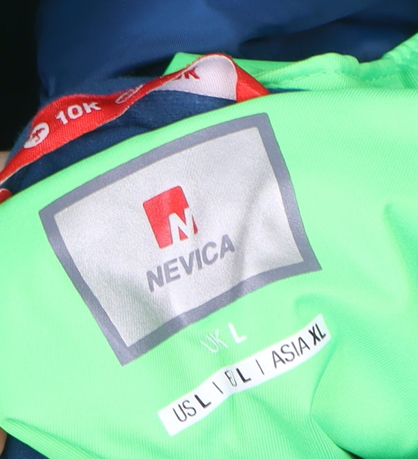 Nevica Men's Green L Hooded Waterproof Ski Jacket Winter Coat