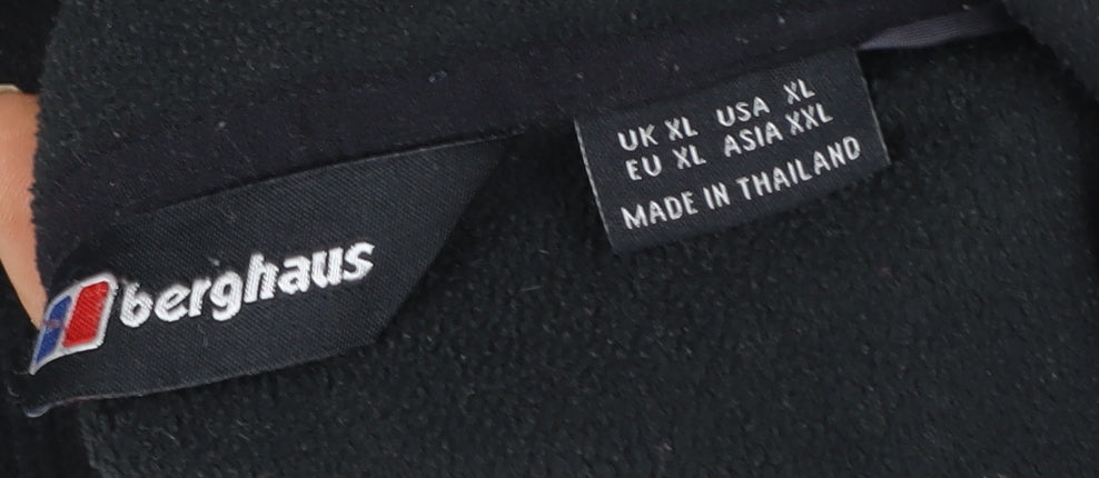 Berghaus Men's Black XL Fleece Full Zip Outdoor Sweatshirt