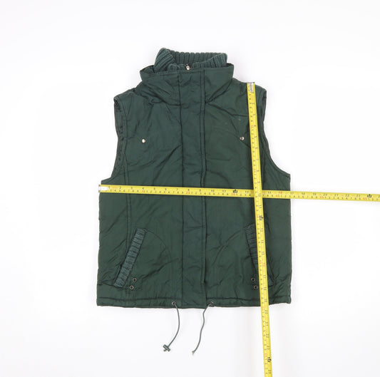 Editions Green Women's Size 12 Padded Bodywarmer Waistcoat