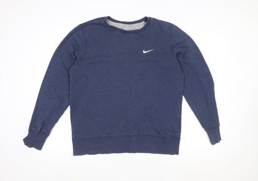 Nike Women’s Blue Crew Neck Pullover Sweatshirt Size M