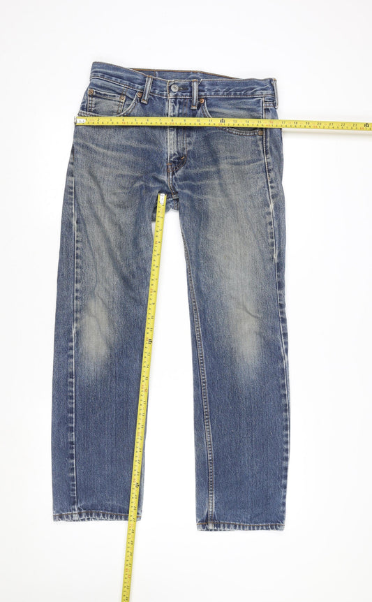 Levi's Men's Blue 30W 30L Straight Leg Regular Fit Denim Jeans