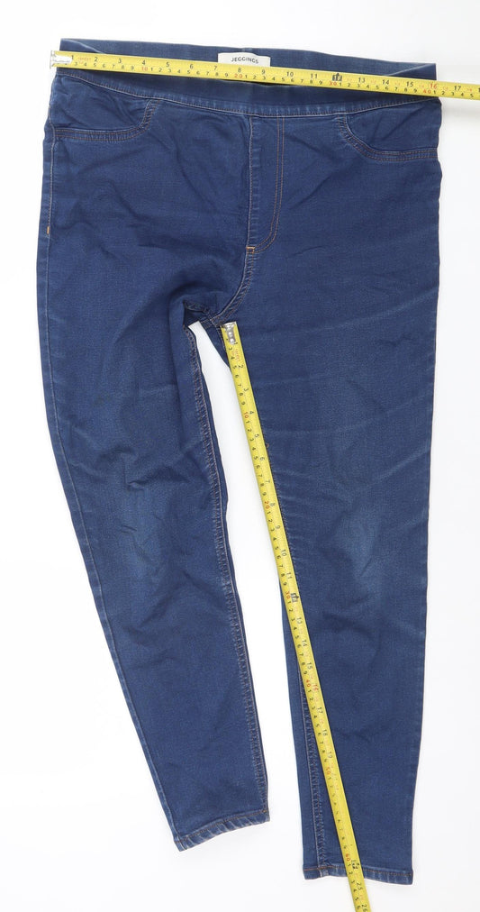 Marks and Spencer Women’s Blue Size 14 Slim Jegging Jeans