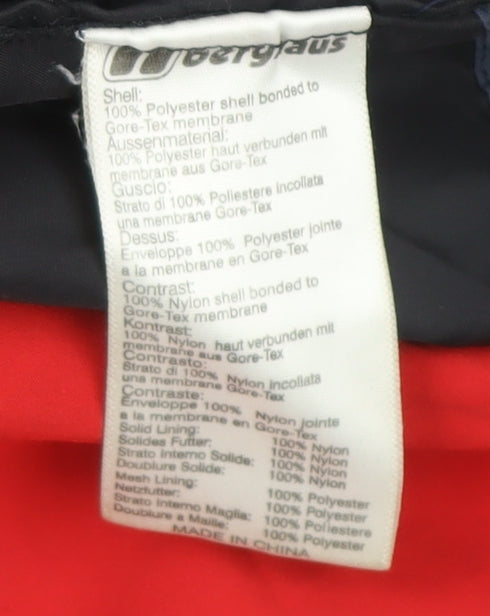 Berghaus Women's Red Waterproof Parka Jacket Size 10 Hooded Outdoor
