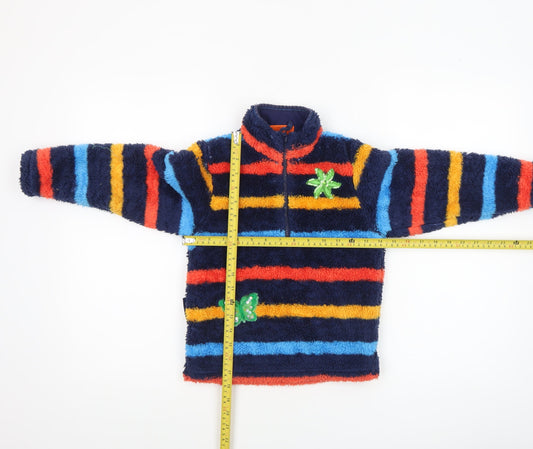 Mountain Warehouse Girls Multicoloured 5-6 Years Fleece Pullover Sweatshirt