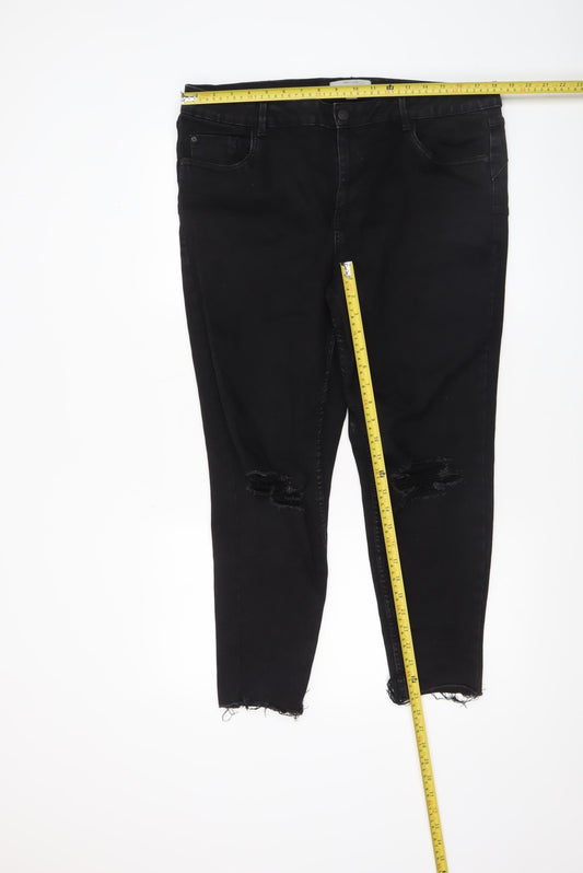 New Look Women’s Black Lift & Shape Skinny Jeans Size 18