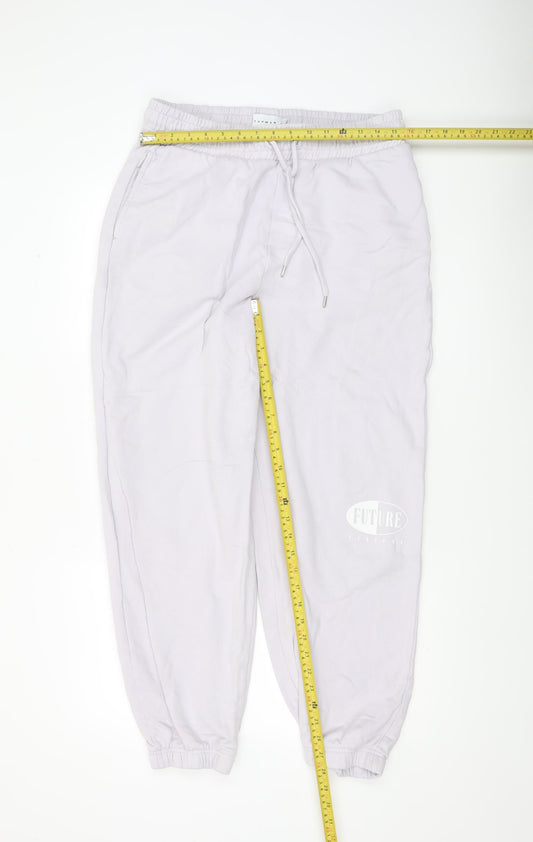 Topman Men’s Grey Cotton Jogger Sweatpants L Casual