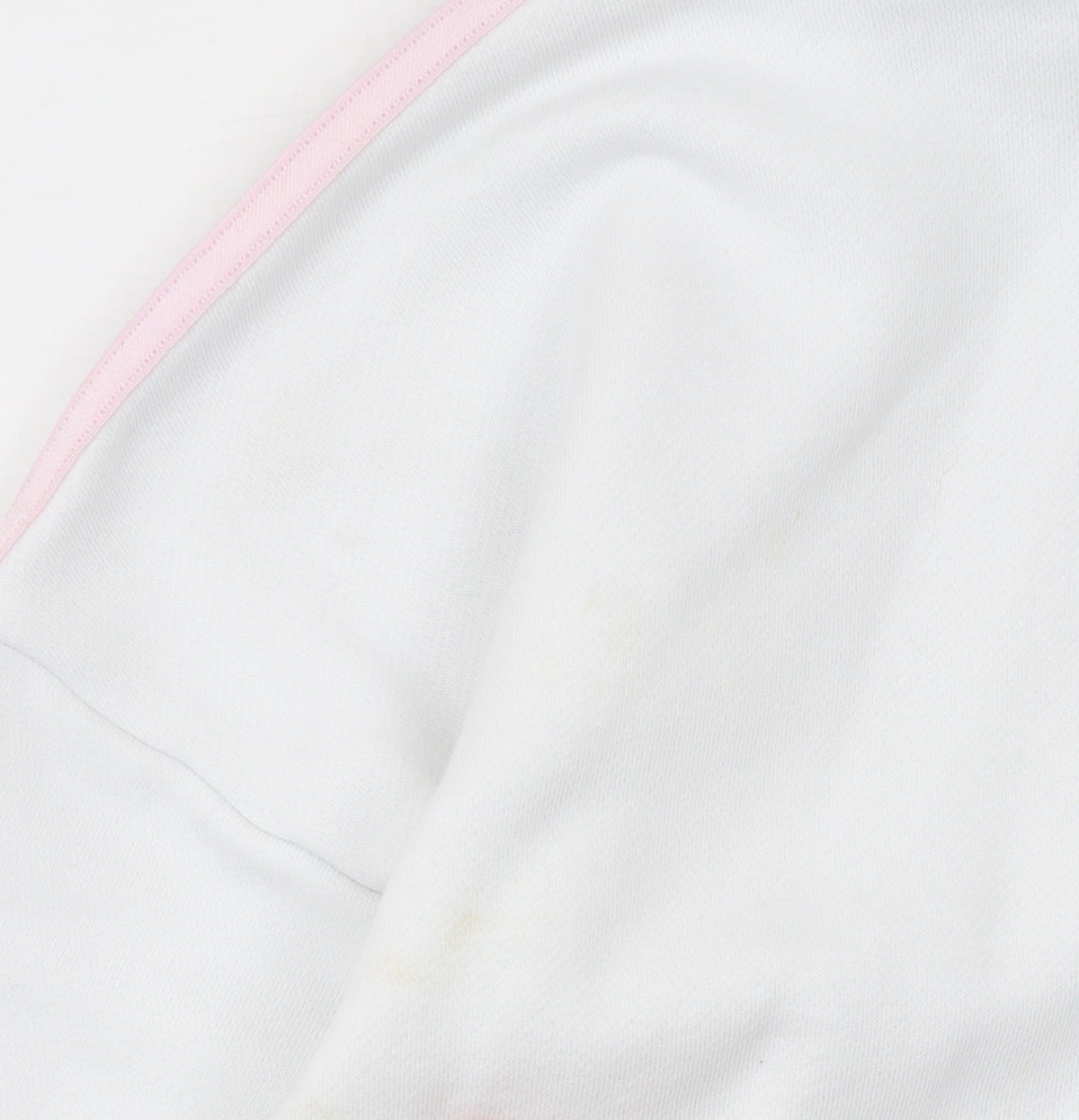 Additional view of Adidas girls’ white pink originals pullover hoodie 5-6 years hooded sweatshirt