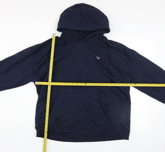Crew Clothing Company Women's Navy Pullover Hoodie Size 18 Cotton Blend