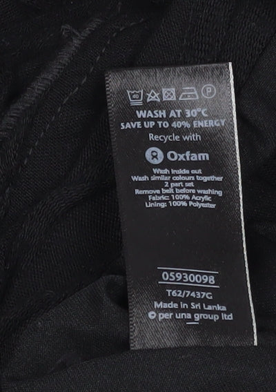 Marks and Spencer Per Una Women’s Black Size 10 Long Pencil Skirt